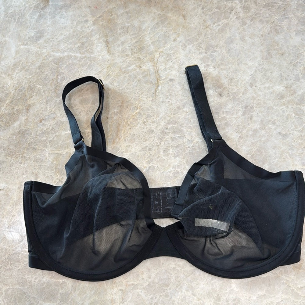 NWOT CUUP‎ The Plunge-Mesh Bra Black Various Sizes - Picture 10 of 11